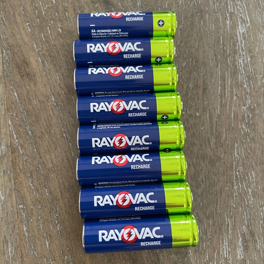Rayovac Rechargeable AA Batteries 8